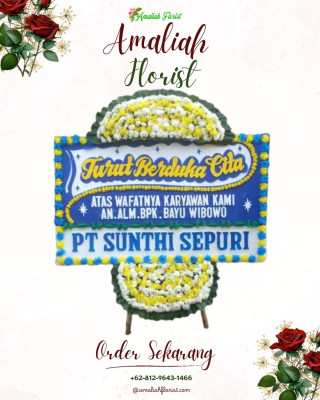 Papan Bunga Duka di Inamosol