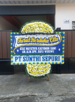 Papan Bunga Duka di Inamosol