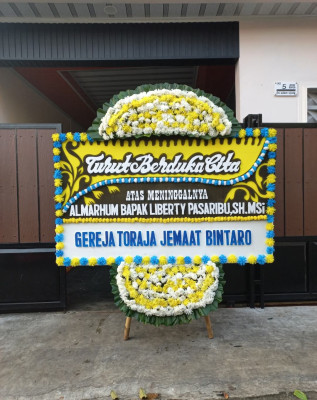 Papan Bunga Duka di Inamosol